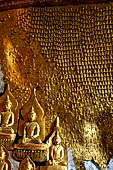 Inle Lake Myanmar. Pindaya, the famous Shwe Oo Min pagoda, a natural cave filled with thousands of gilded Buddha statues. 